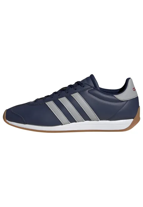 adidas Uomo Runvista Shoes, Dark Blue/Grey Two/Gum10, 46 2/3 EU