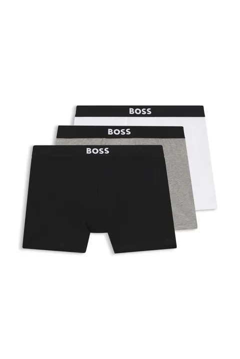 BOSS BoxerBr 3P One, Breve Boxer Uomo, Multicolore (Assorted Pre-Pack 999), M