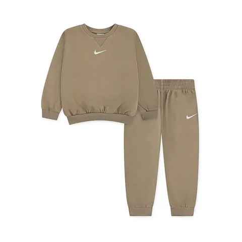 Nike Essential Fleece Crew Set per bambini Hemp 18 mesi