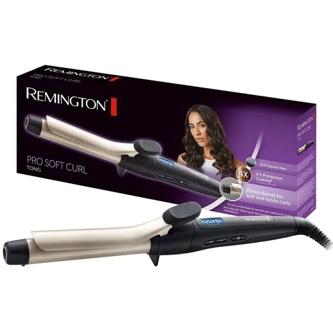 Remington Ferro Arricciacapelli 25 mm - Rivestimento antistatico in ceramica e tormalina