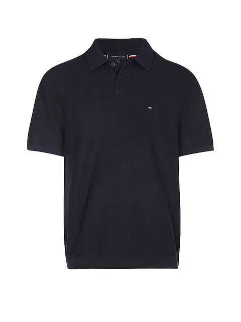 Tommy Hilfiger Cool Touch Structure SS Polo Mw0mw42795 Altri Maglioni, Blue (Desert Sky), S Uomo