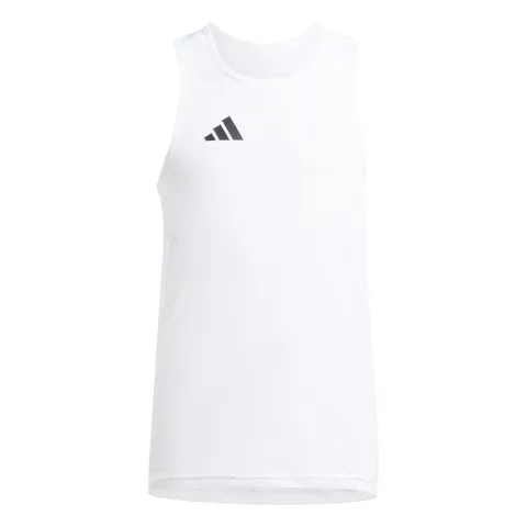 adidas Bambino Adizero Team Singlet Kids, White/Black, 5-6 Years