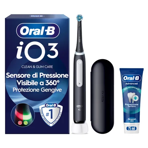 Oral-B iO 3 Spazzolino Elettrico Nero