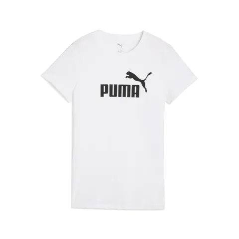 PUMA Ess No. 1 Logo Tee, Magliette Unisex - Adulto, PUMA White, XS