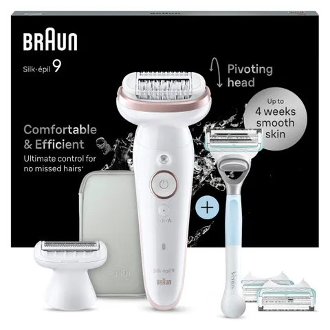 Braun Silk-épil 9, Epilatore Per Una Epilazione Semplice, 9-130