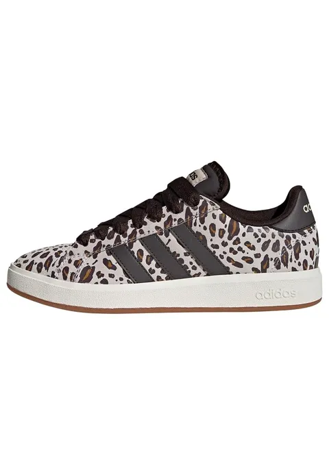adidas Donna Grand Court Base 00s Shoes, Crystal Linen/Aurora Coffee/Core White, 36 EU