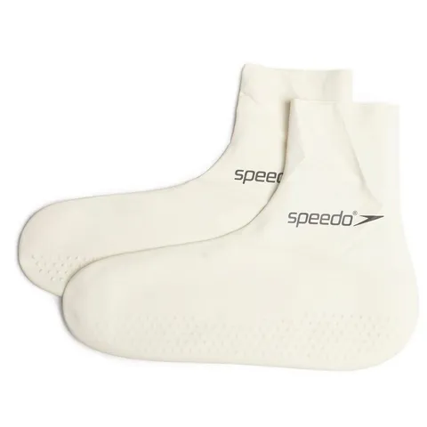 Speedo Unisex Latex Sock | Pool Essentials, White/Black, XL