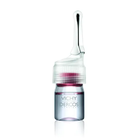 Vichy Dercos Aminexil Intensive 5 Uomo, Trattamento Anti-Caduta Multi-Azione, Fiale
