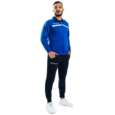 Givova TUTA ONE FULL ZIP Polarfleece Azzurro/BLU