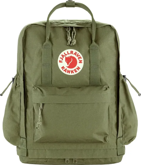 Fjällräven zaino per laptop con scomparto per laptop Kånken Outlong Green verde scuro