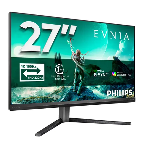 Philips Gaming Monitor 27M2N3800A 27 pollici, 3840x2160, UHD, 160Hz, Fast IPS Panel