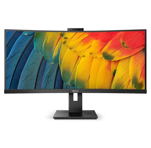 Philips 34B1U5600CH USB Hub curvo Monitor 34 pollici UW-QHD, 120Hz, VA, 4ms GtG, Web cam