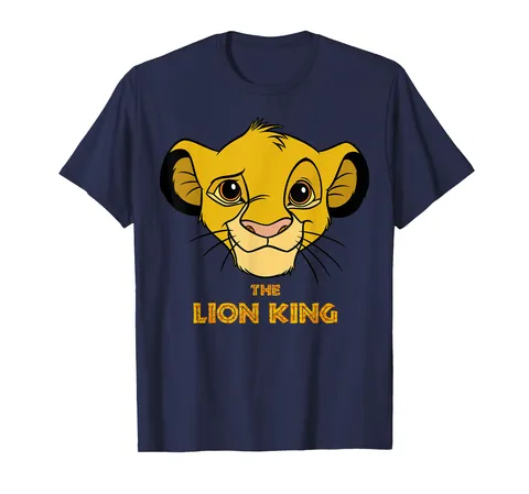 Disney Lion King Young Simba Face Maglietta