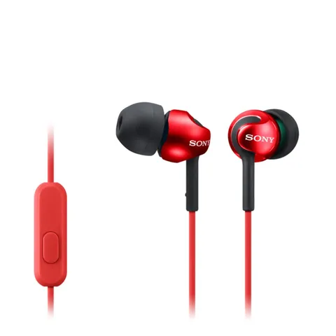 Sony MDR-EX110AP Cuffie In-Ear Rosse