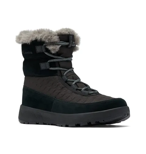 Columbia Slopeside Peak Luxe, Stivali da neve Donna, Black/Graphite 2024 , 36.5 EU