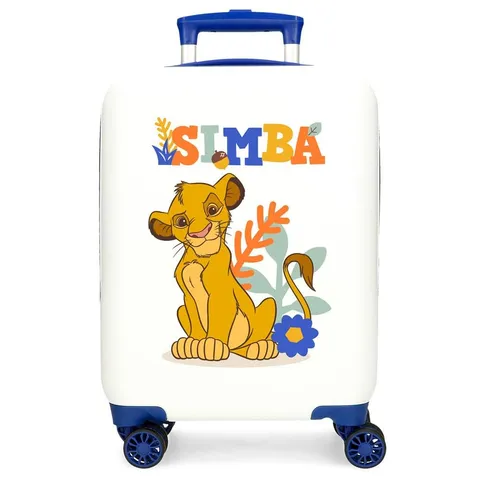 Disney Joumma Simba Colors Valigia da cabina bianca 33 x 50 x 20 cm Rigida ABS Chiusura a