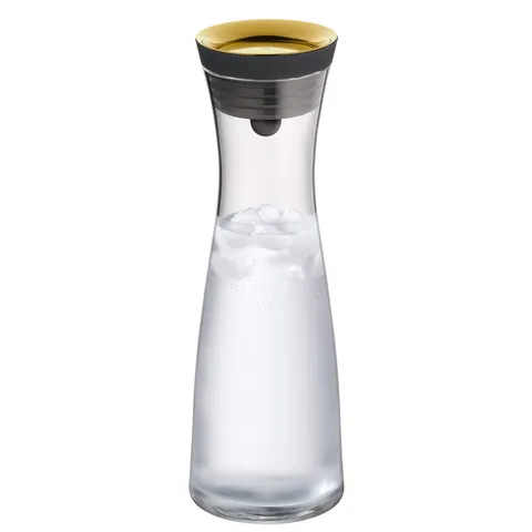 WMF 0617706590 Caraffa d'acqua di base, 1.0 l, Altezza 29 cm, Caraffa di vetro, Coperchio