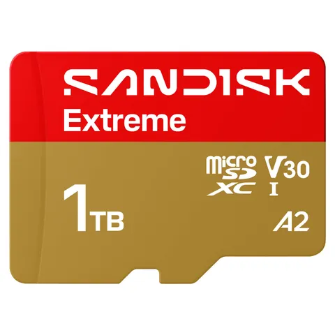 SANDISK Extreme Scheda microSDXC UHS-I + SD Adapter, 1 TB (velocità di lettura fino a 245 MB/s e velocità di scrittura fino a 170 MB/s, video 5,3K, C10, V30, U3, A2)