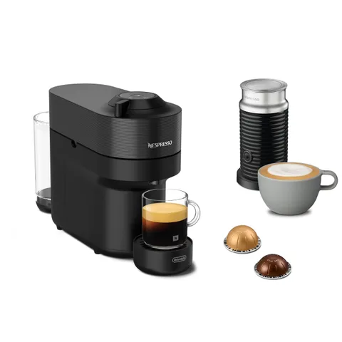Nespresso De'Longhi Vertuo Pop e Aeroccino 3 ENV90.BAE, Macchina Caffè Capsule, 4