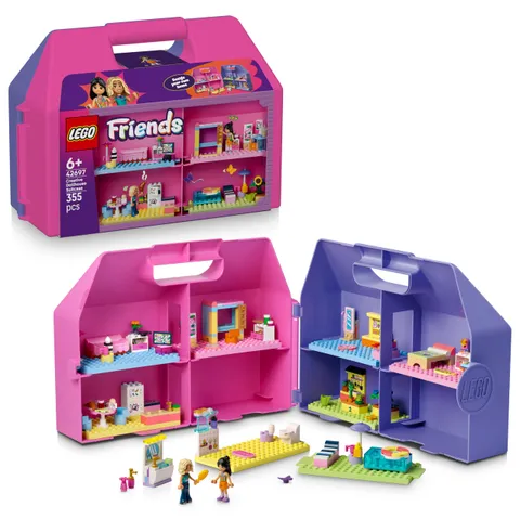 LEGO Friends Valigetta Creativa Casa delle Bambole - Giochi da Viaggio con Casa