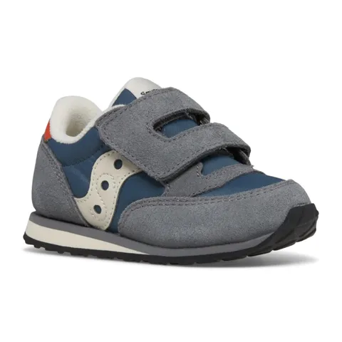 Saucony Baby Jazz HL, Scarpe da Ginnastica Unisex - Bambini e Ragazzi, Grey Blue Orange