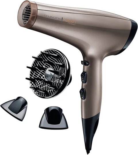 Remington Asciugacapelli 2200W - Griglia in Ceramica infusa di Cheratina e Olio di