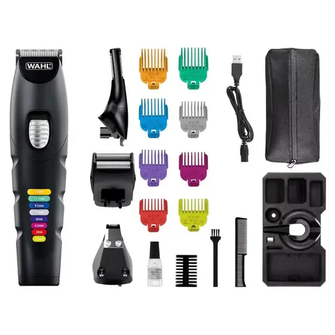 Wahl Color Trim Advanced Multigroomer, innovativi pettini di Guida codificati a Colori