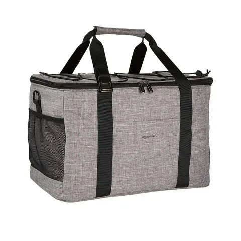 Amazon Basics Borsa Termica Morbida Grande Capacità Impermeabile per Picnic, Campeggio