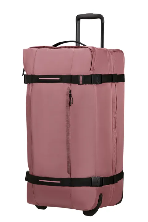 American Tourister Urban Track - Borsa da viaggio con 2 rotelle, 78.5 cm, 116 L, Rosa