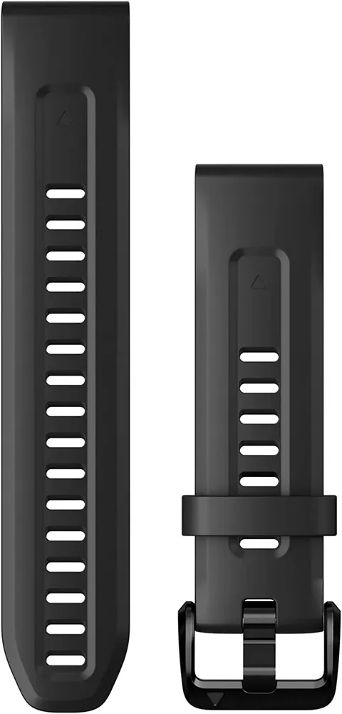 Garmin Cinturino Originale Instinct 2S, 20mm, QuickFit, Silicone, Black