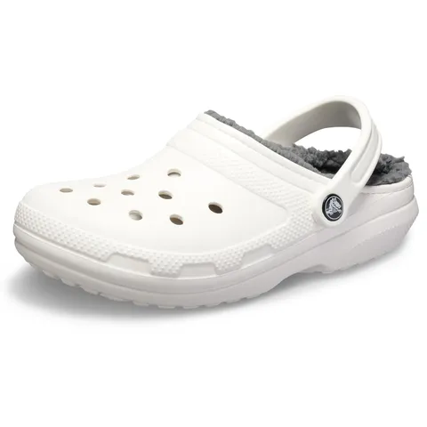 Crocs Classic Lined Clog 33-34 EU White/Grey