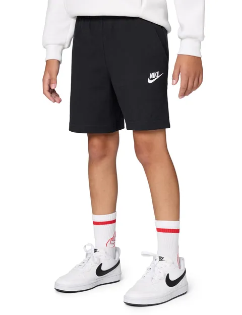 Nike Club Knit 6In Lbr Pantaloncini da Bambini Black/White 122
