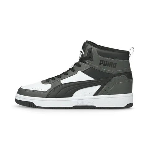 PUMA Unisex Puma Rebound JOY Sneakers, Dark Shadow-Puma Black-Puma White, 42.5 EU