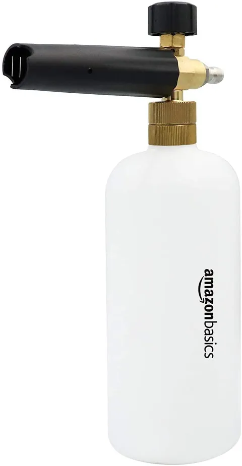 Amazon Basics, Lancia schiuma con connettore rapido da 1/4" per idropulitrice, 1 litro