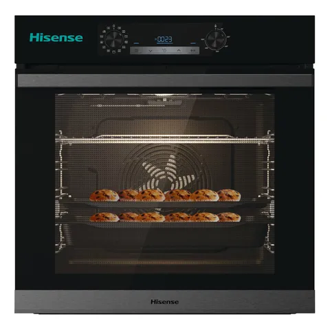 Hisense O65226ABS Forno Elettrico da Incasso Multifunzione con Vapore, Cavità XXL 77