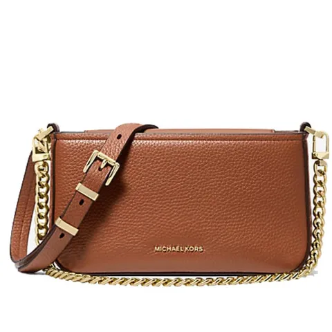Michael Kors Bryant Small Convertible Pebbled Leather Pouchette