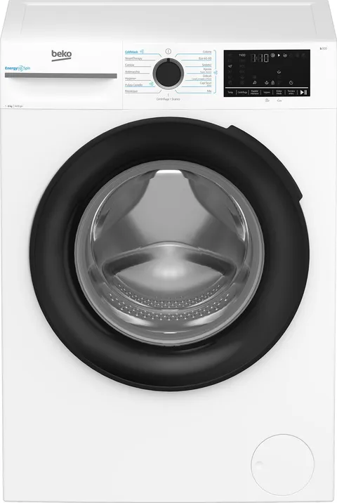 Beko BMW89DB Lavatrice Carica Frontale 8 kg, Libera Installazione, Classe A-30%, 1400