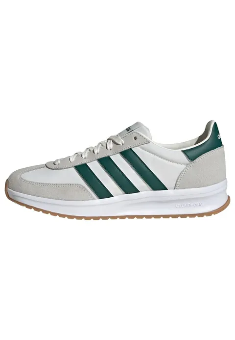 adidas Uomo Run 70S 2.0 Shoes, Core White/Collegiate Green/off White, 42 EU