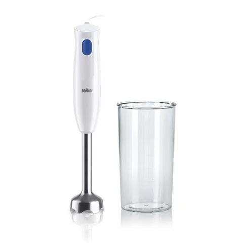 Braun MultiQuick 1 MQ10.001M, Frullatore a Immersione Extra Leggero con Piede in Acciaio