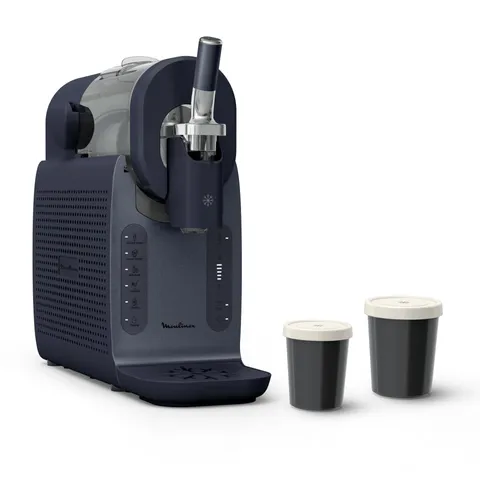 Moulinex Freezi, Gelatiera e Macchina Bevande Ghiacciate 16-in-1, per Preparare Gelati