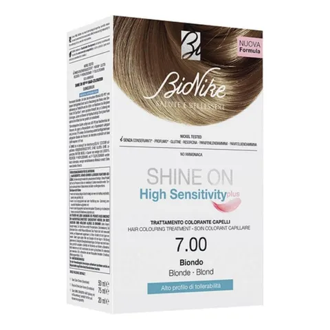 Bionike Shine On High Sensitivity - Trattamento Colorante Capelli, Kit Tinta Alta