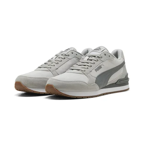 PUMA Sneakers ST Runner v4 in Suede Unisex 40.5, Cool Light Gray Slate Sky Echo White Gum