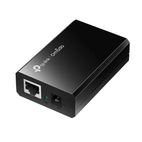 TP-Link PoE150S PoE Injector IEEE 802.3af, 2 Porta RJ45 10/100/1000Mbps, Auto determina i parametri elettrici necessari
