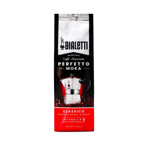 Bialetti Perfetto Moka Caffè Macinato, 1.5 Kg, Classico - 6 x 250 g