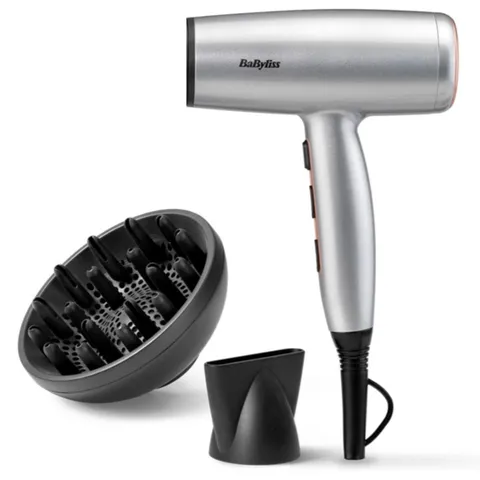 BaByliss Cosmos Phon Capelli Leggero - Diffusore per Asciugacapelli, Potente ed Elegante
