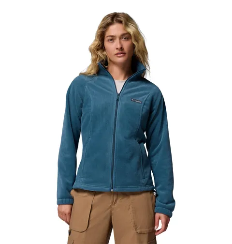 Columbia Benton Springs - Giacca in Pile da Donna con Cerniera Integrale, Colore Viola