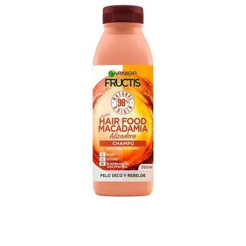 Garnier Fructis Hair Food Champú Macadamia Alisadora - 350 Ml