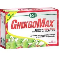 ESI - Go Up GinkgoMax, Integratore Alimentare a Base di Ginkgo Biloba, Favorisce le