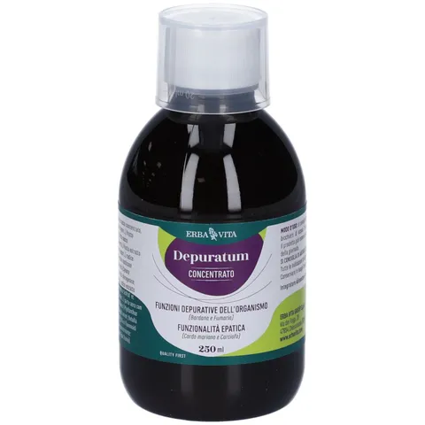 ERBA VITA Depuratum Concentrato integratore alimentare per una depurazione totale - 250 ml