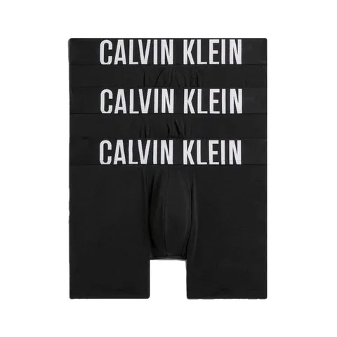 Calvin Klein Uomo Boxer Confezione da 3 Intimo, Nero (Black/Black/Black), S